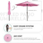JEAREY 9FT Outdoor Patio Umbrella - Image 5