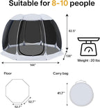 Alvantor Pop Up Screen House Tent, Instant Outdoor Gazebo - Image 8