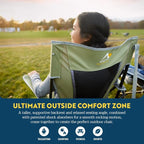 GCI Outdoor Comfort Pro Rocker Camping Chair | Portable Folding Rocking Chair - Image 4