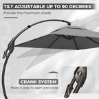 Grand patio 9x12 FT Large Cantilever Umbrella - Image 5