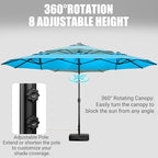 15FT Double-Sided Patio Umbrella - Image 2