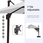 9' X 12' Cantilever Patio Outdoor Umbrella - Image 4