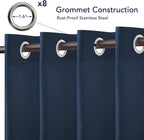 PureFit Outdoor Curtains for Patio Waterproof Weatherproof Outside Curtains | - Image 4