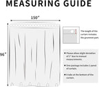 Easy-Going Outdoor Curtains for Patio 1 Panel, 150x96 inch, Weatherproof - Image 8