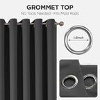 Joydeco Blackout Patio Sliding Door Curtains, Privacy Room Divider Curtains | - Image 9