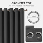 Joydeco Blackout Patio Sliding Door Curtains, Privacy Room Divider Curtains | - Image 9