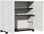 ZZM Indoor/Outdoor Storage Cabinet Waterproof, All Weather Outdoor Storage by ZZM
