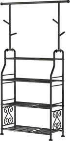 GIOTORENT Plant Stand Indoor Outdoor, 4-Tier Heavy Duty Metal Shelves, Display - Image 7