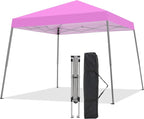 10x10FT Slant Leg Pop Up Canopy Tent, Portable Outdoor Shelter | 10x10FT Base by Oneofics