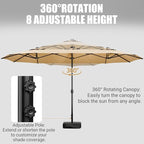 15FT Double-Sided Patio Umbrella - Image 3