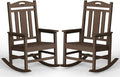 Oversized Outdoor Rocking Chairs, High Back Patio Rockers by CIOKEA