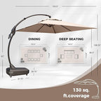 Grand patio 10x13 FT Large Cantilever Umbrella - Image 3