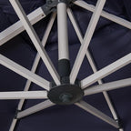 Cantilever Patio Umbrella with Cross Base and Cover Included - Image 9