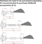 Sun Shade Sail 6'x8'x10' Butter Cream Triangle Custom Size | 95% UV Block - Image 3