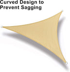 LOVE STORY Custom Size 6' x 10' x 11.7' Sun Shade Sail - Image 6