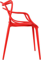 2xhome Modern Dining Chair | Stackable Indoor or Outdoor Entangled Side Chair | - Image 9