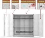HOMSPARK Indoor/Outdoor Storage Cabinet - Image 7