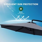 10FT Outdoor Patio Umbrella - Image 6