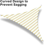 LOVE STORY 16' x 16' x 22' Triangle Sun Shade Sail - Image 6
