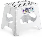 Delxo Folding Step Stool, 11 Inch Non-Slip Foldable Step Stools by Delxo