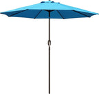 9' Outdoor Patio Umbrella, Outdoor Table Umbrella, Yard Umbrella, Market by Blissun
