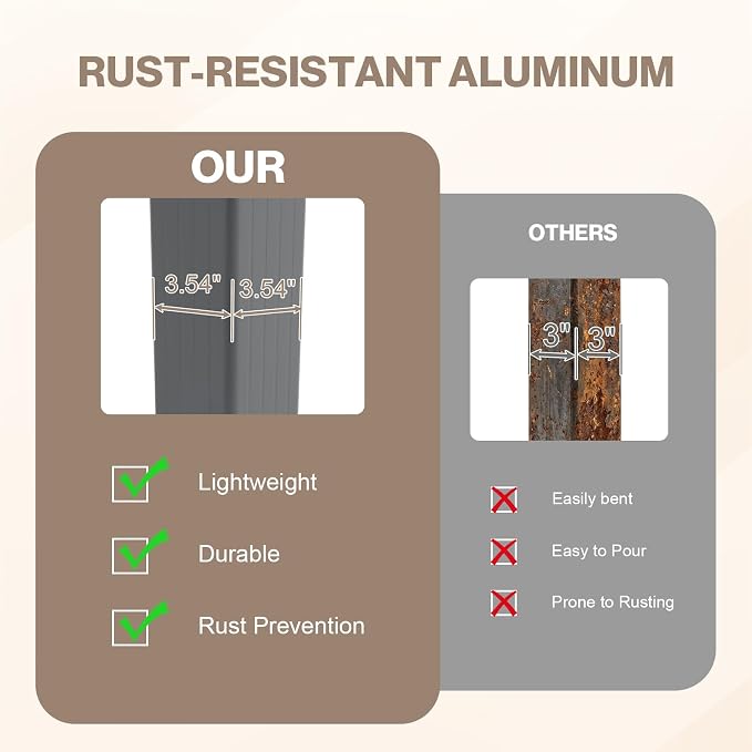 10 x 12 ft Outdoor Pergola - Image 7