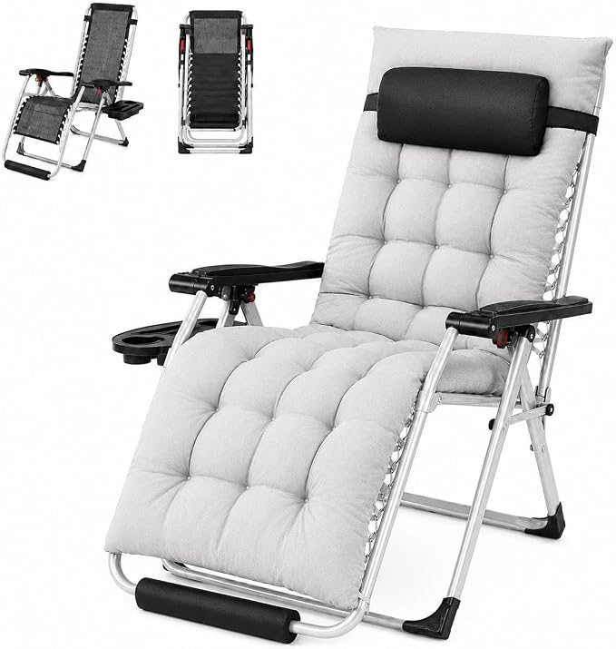 Yaheetech 29" Zero Gravity Chair Adjustable, by Unknown