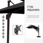 9' X 12' Cantilever Patio Outdoor Umbrella - Image 4