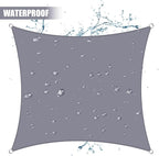 Neween Waterproof Sun Shade Sail Square UV Block Canopy - Image 2
