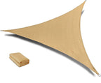 Sun Shade Sail 13' x 13' x 13' Sand Triangle Shade Canopy | Outdoor sun shade by SUNLAX