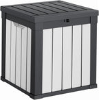 PatioZen 50 Gallon Resin Deck Box, Lockable Patio Outdoor Storage Box by OutdoorLivingPerfected