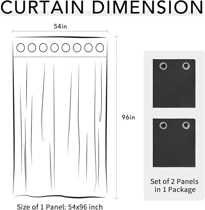 Easy-Going 100% Waterproof Outdoor Curtains 54x96 inch, Gazebo and Pergola 2 - Image 7