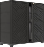 HOMSPARK Indoor/Outdoor Storage Cabinet by HOMSPARK