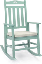 VINGLI Outdoor Rocking Chair, Wooden Rocking Chair by VINGLI