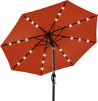 Best Choice Products 10ft Solar Polyester LED Lighted Patio Umbrella w/Tilt by Unknown