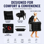 Yaheetech 26" Zero Gravity Chair Adjustable, - Image 5