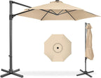 Best Choice Products 10ft Offset Cantilever Hanging Market Patio Umbrella by Unknown