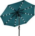 Best Choice Products 10ft Solar Polyester LED Lighted Patio Umbrella w/Tilt by Unknown
