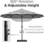DomeShade 15ft Patio Umbrella - Image 9