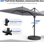 10x10 FT Cantilever Patio Umbrella - Image 2