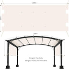 85"x 208" Universal Pergola Shade Cover, Garden Shade Replacement - Image 2