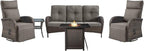 5 Piece Wicker Patio Furniture Set by Belord