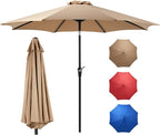 OLIXIS 9ft Patio Table Umbrella, Outdoor Patio Umbrella by OLIXIS