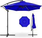Best Choice Products 10ft Offset Cantilever Hanging Market Patio Umbrella by Unknown