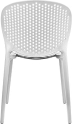 2xhome Patio Dining Chair | Modern Stackable Outdoor Pool Side Chair | Weather - Image 8