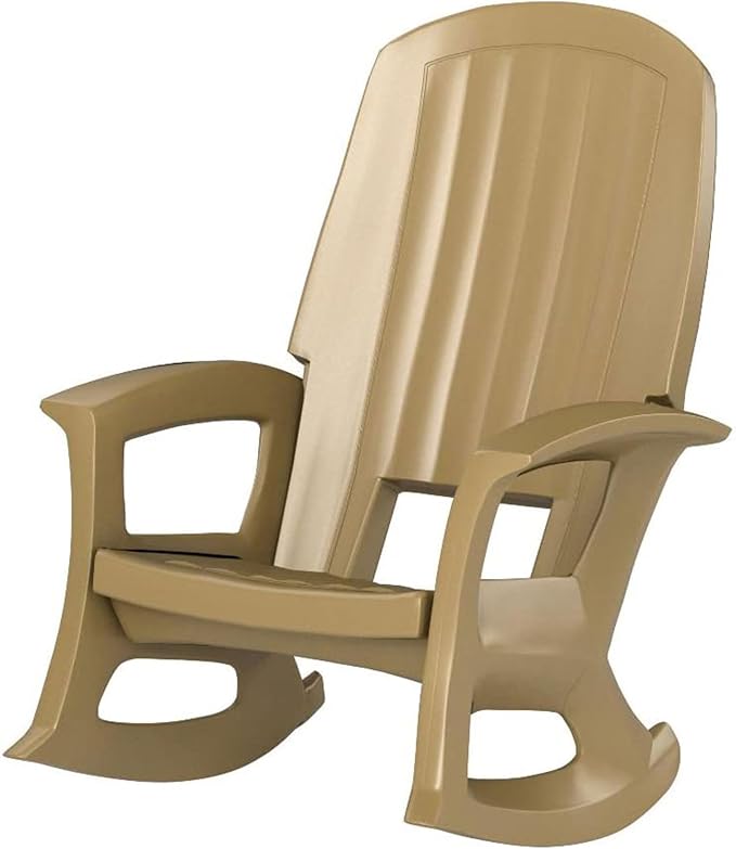 Rockaway Heavy Duty All Weather Rocking Chair, 4 Pack | Polyethylene Outdoor - Image 3