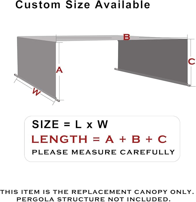 Alion Home Custom HDPE Permeable Canopy Sun Shade Cover Replacement - Image 5