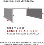 Alion Home Custom HDPE Permeable Canopy Sun Shade Cover Replacement - Image 6
