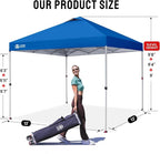 CROWN SHADES 12x12 Pop Up Canopy Tent - Image 6