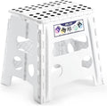 Delxo Folding Step Stool 13 Inch, 300 Lbs Step Stool by Delxo